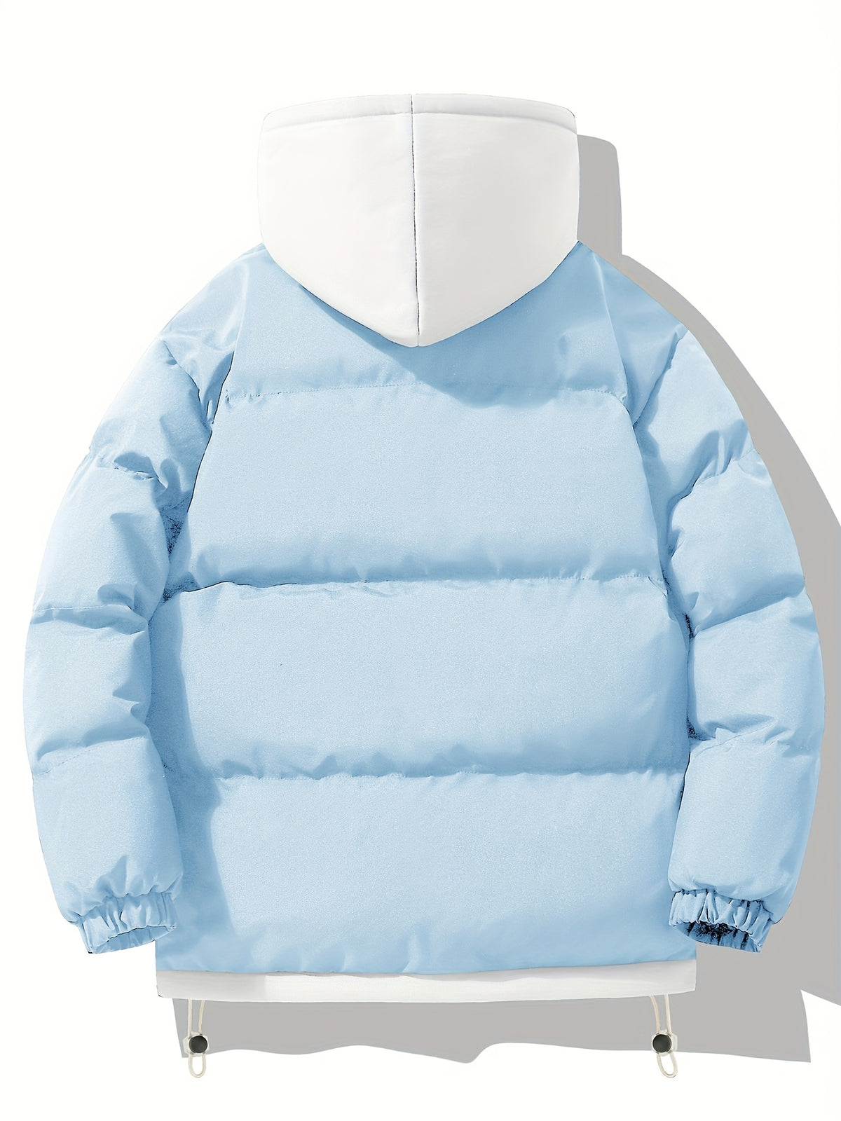 Veste pour homme, à capuche, bleu clair