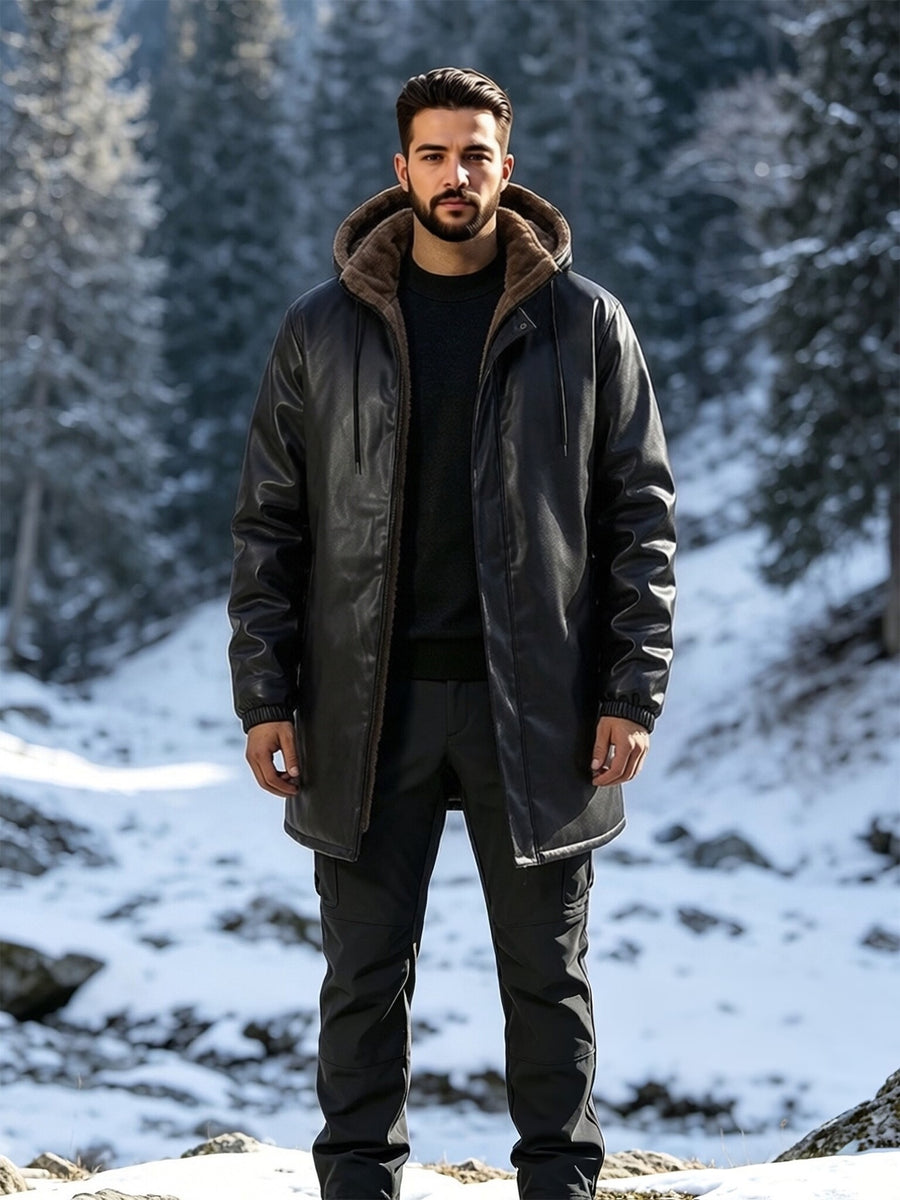 Veste, à capuche, coupe ample, détail du vêtement
