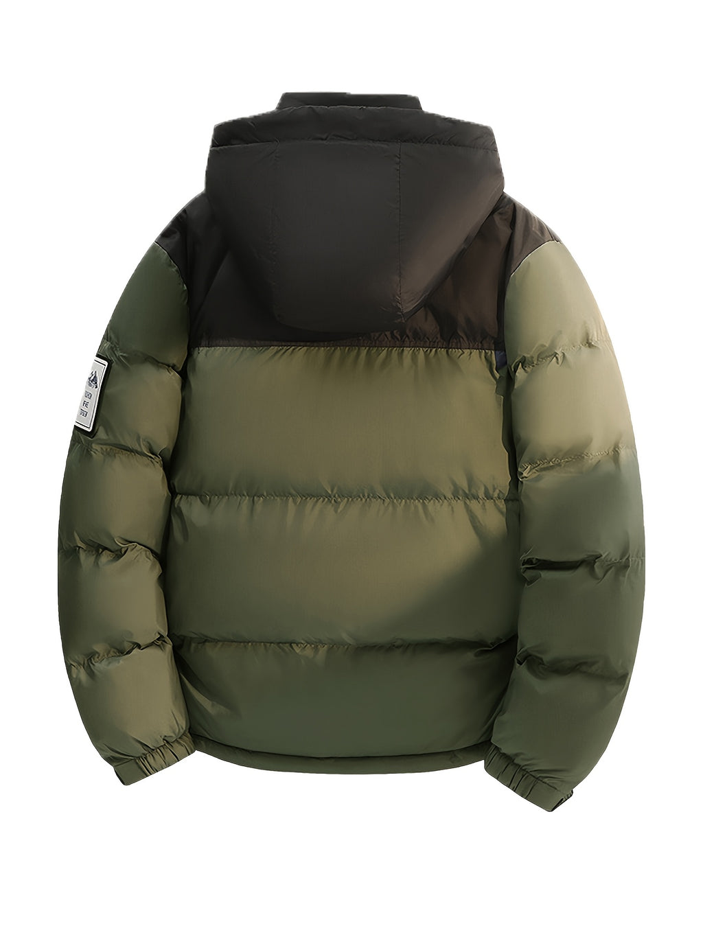 Veste matelassée pour homme, capuche amovible