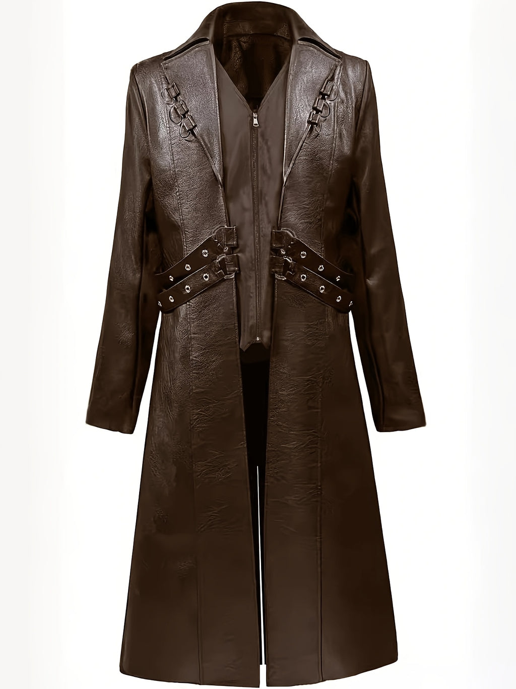 Manteau à revers automne hiver style western. Manteau trench long décontracté automne hiver, tendance et parfait pour l'automne et l'hiver en extérieur., photo 9