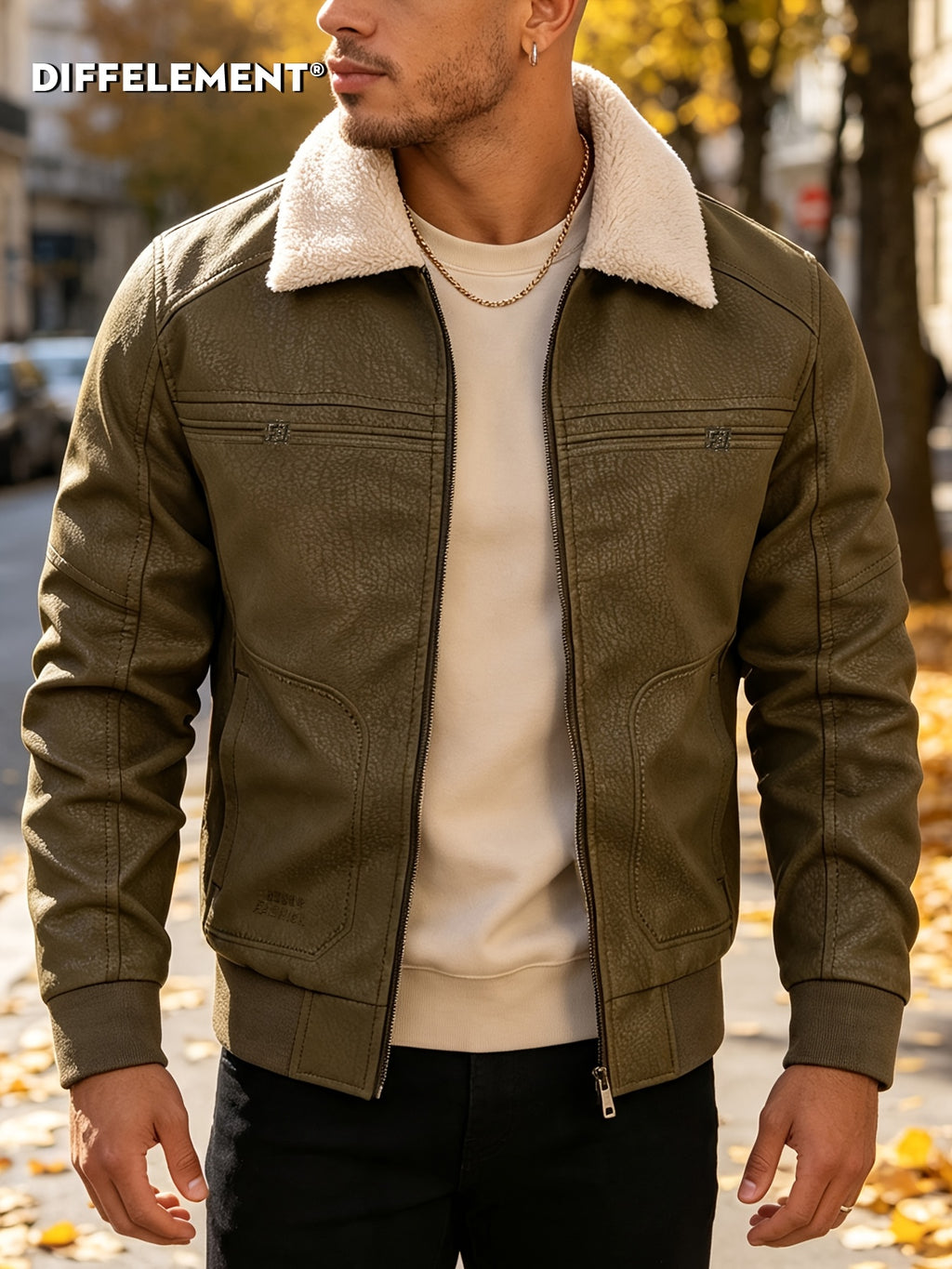 Veste pour homme, à revers
