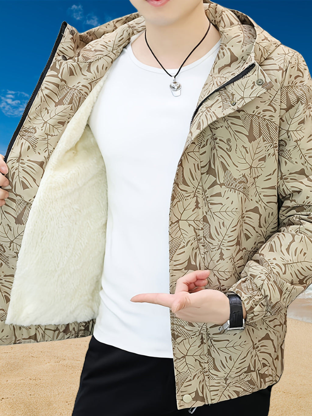 Veste pour homme, polaire