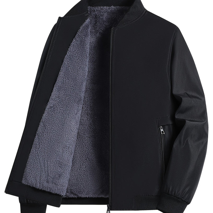 Veste, polaire, vert foncé, coloris noir