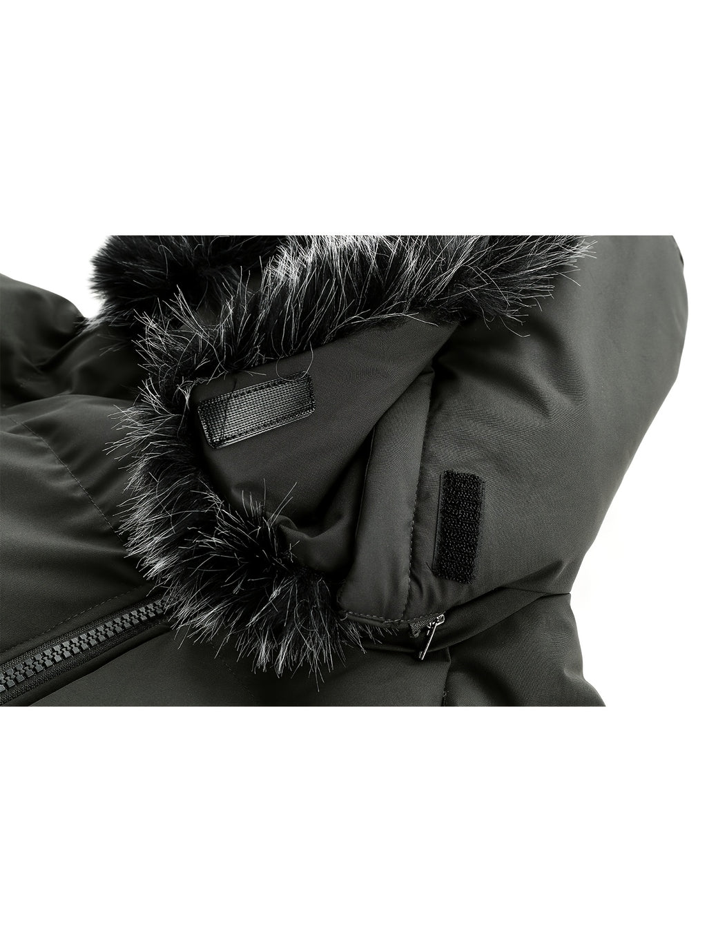 Manteau matelassé long pour homme, à capuche