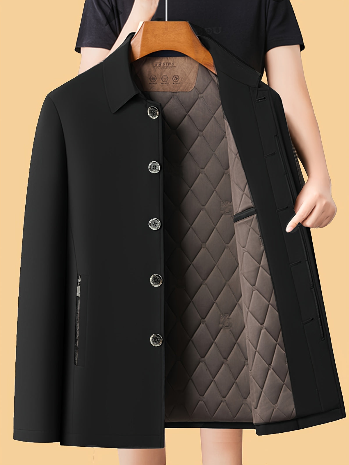 Veste pour homme, à revers, modele 7