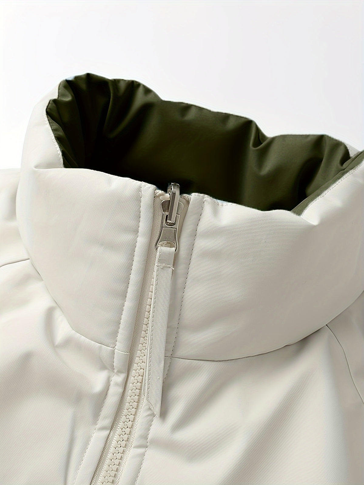 Manteau pour homme, réversible, à col montant