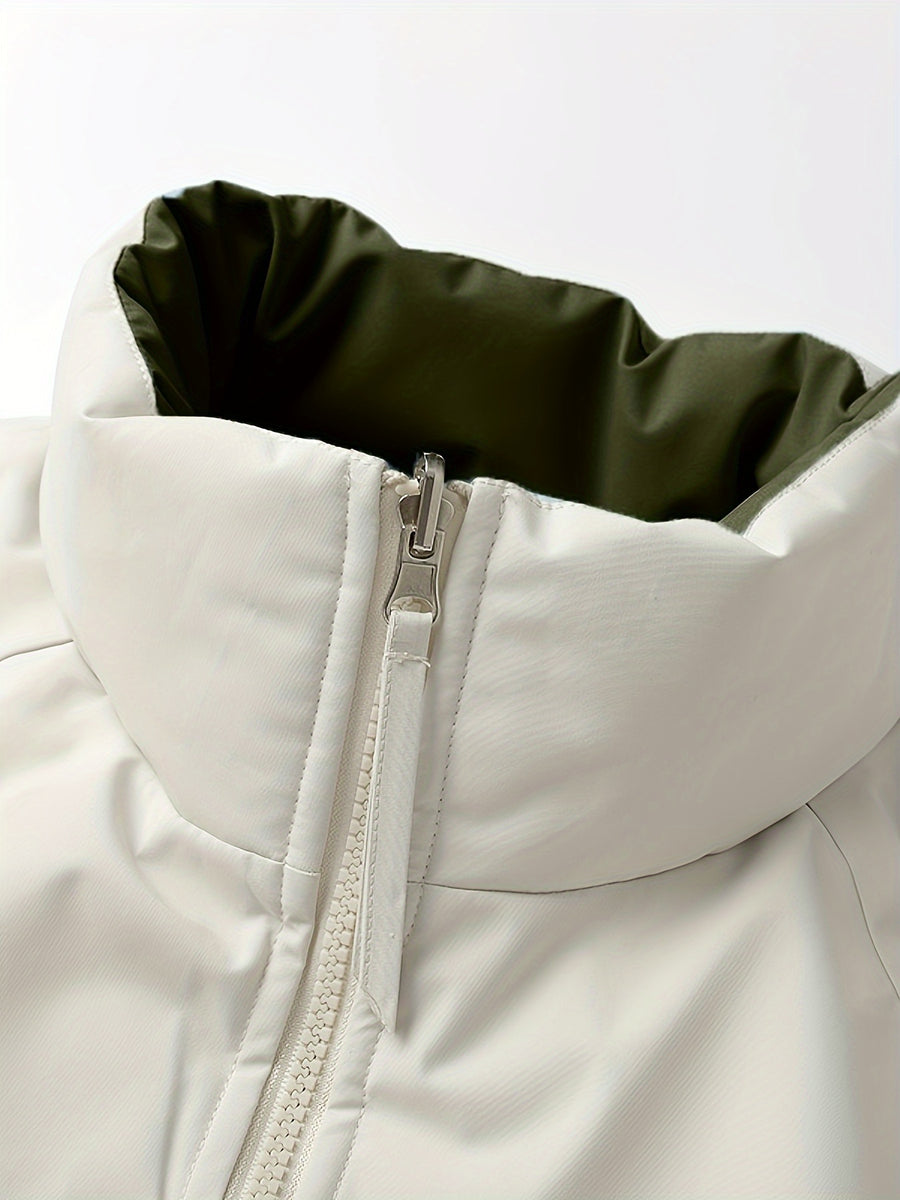 Manteau, réversible, à col montant, photo 23