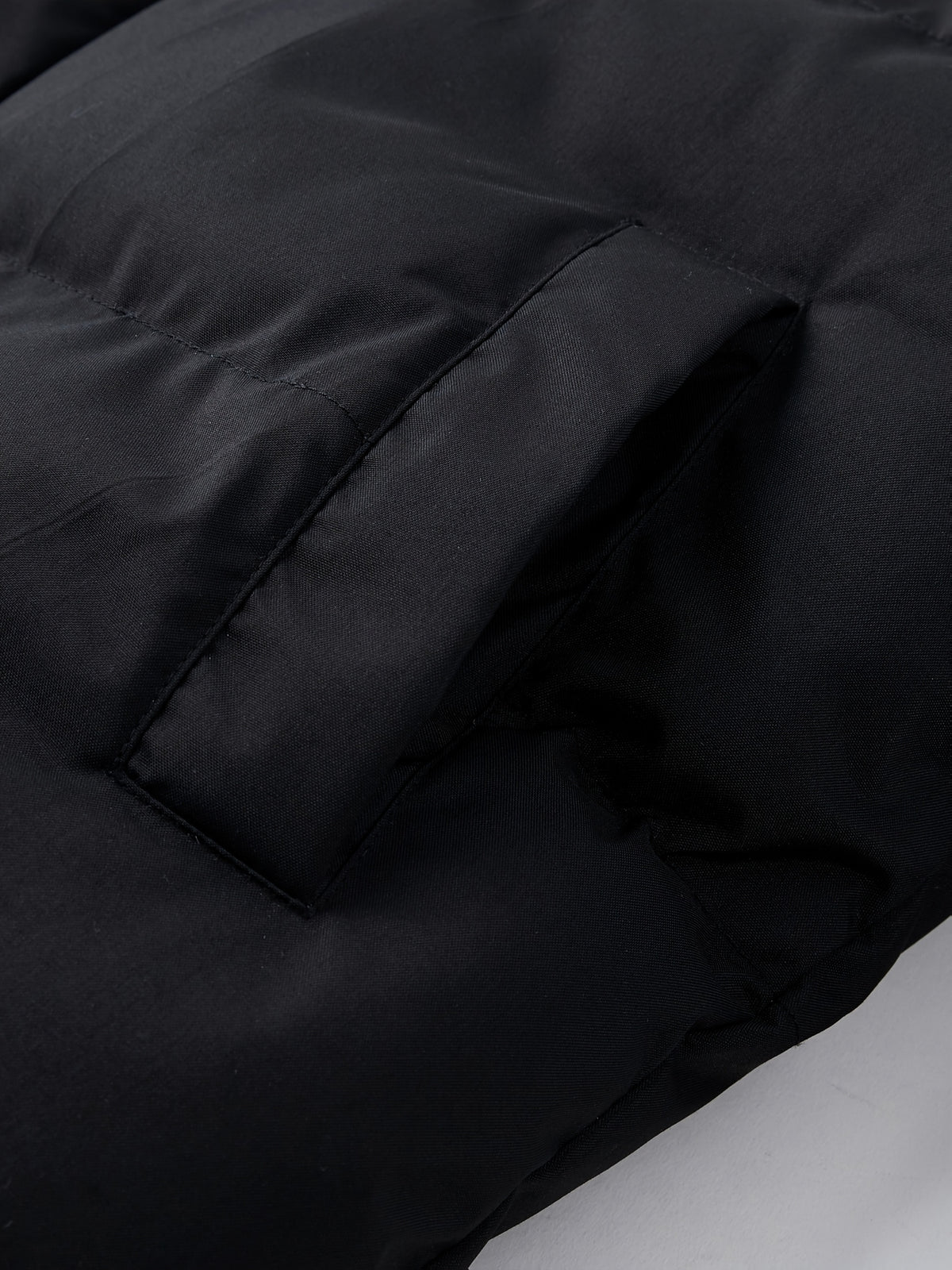 Veste pour homme, coupe-vent, à col montant, noir