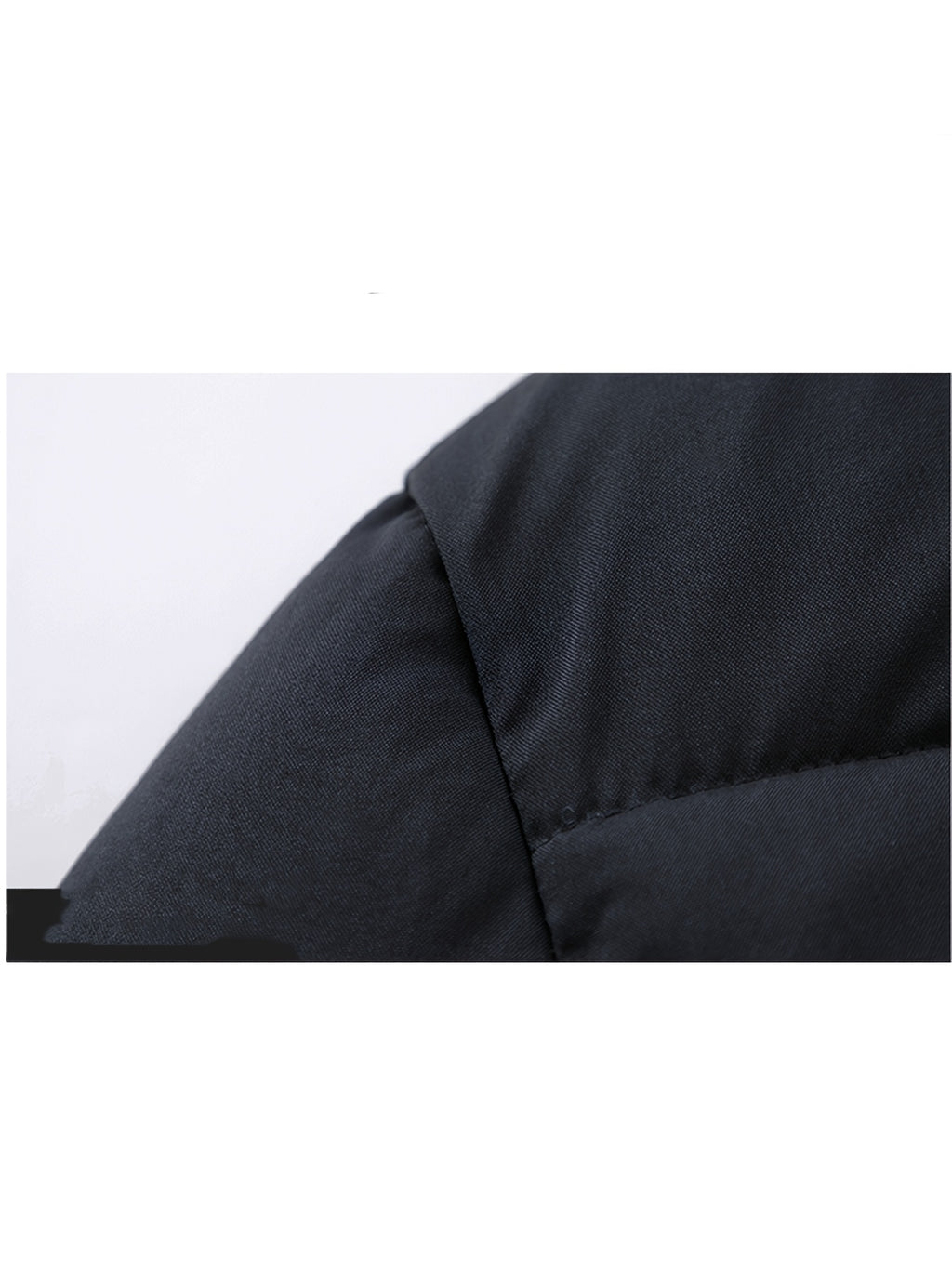 Manteau matelassé long pour homme, capuche amovible