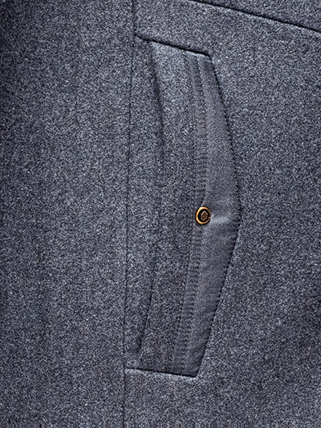 Manteau en tweed rembourré pour homme, 55 % laine, écharpe amovible