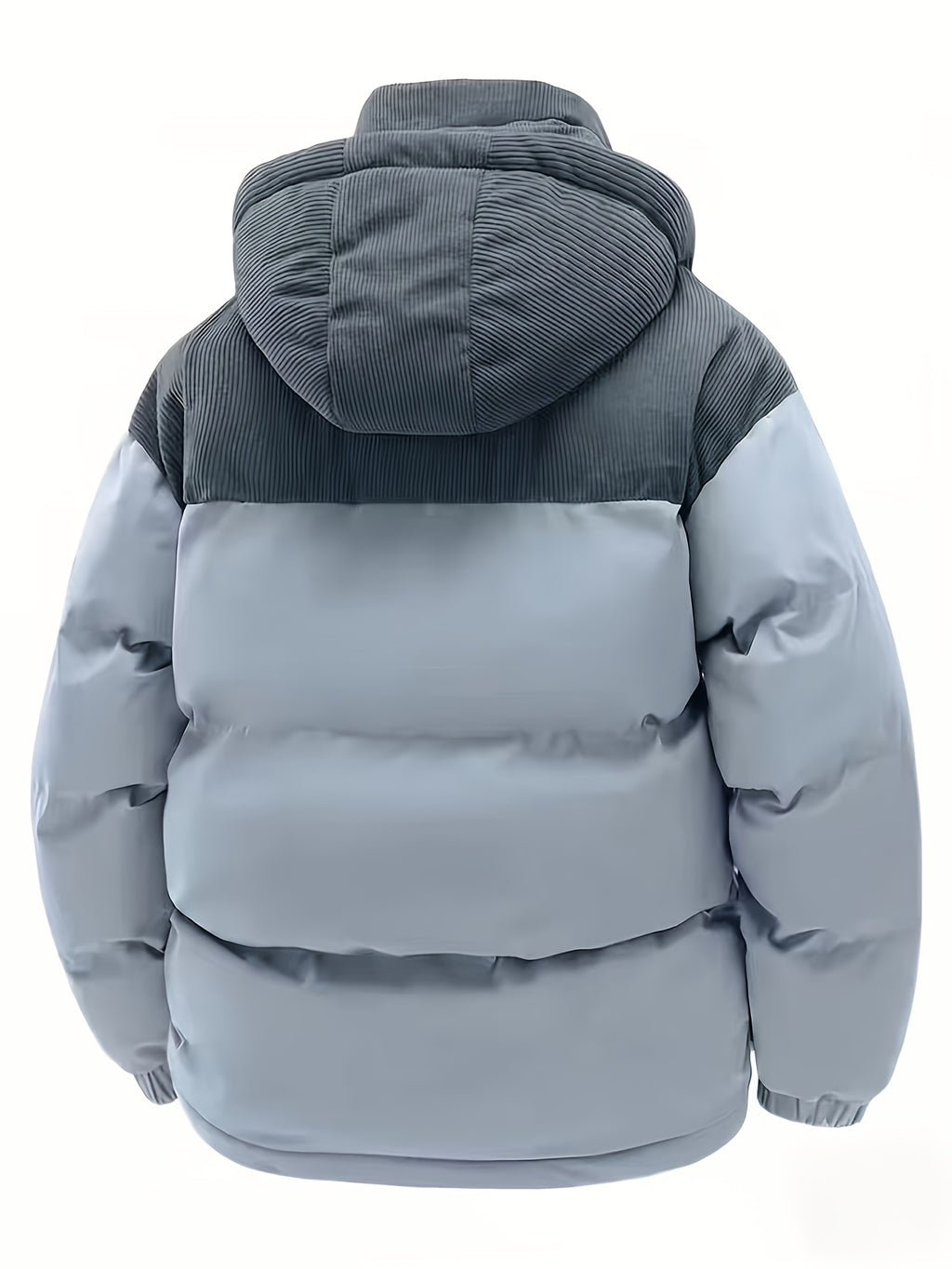 Veste pour homme, patchwork, à capuche