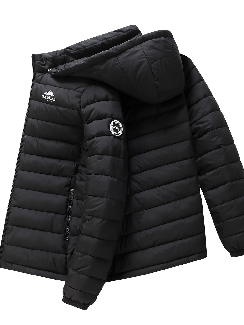 Veste matelassée pour homme, imperméable, à capuche
