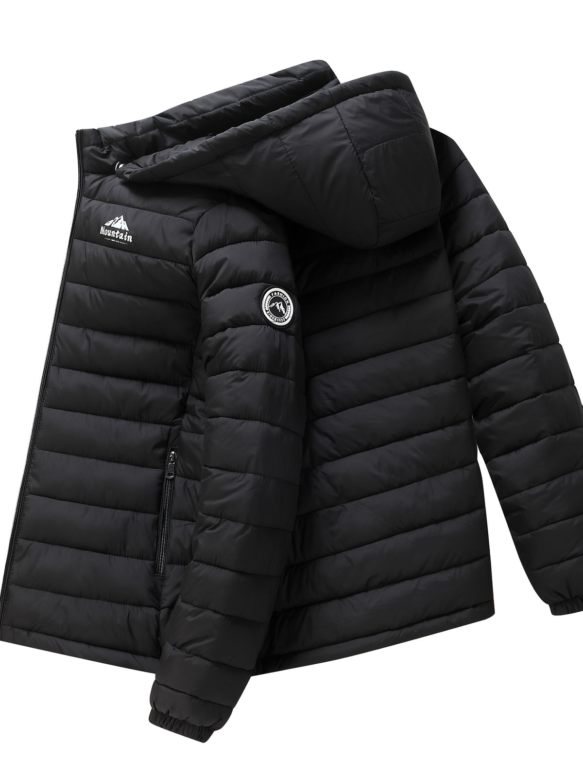 Veste matelassée pour homme, imperméable, à capuche