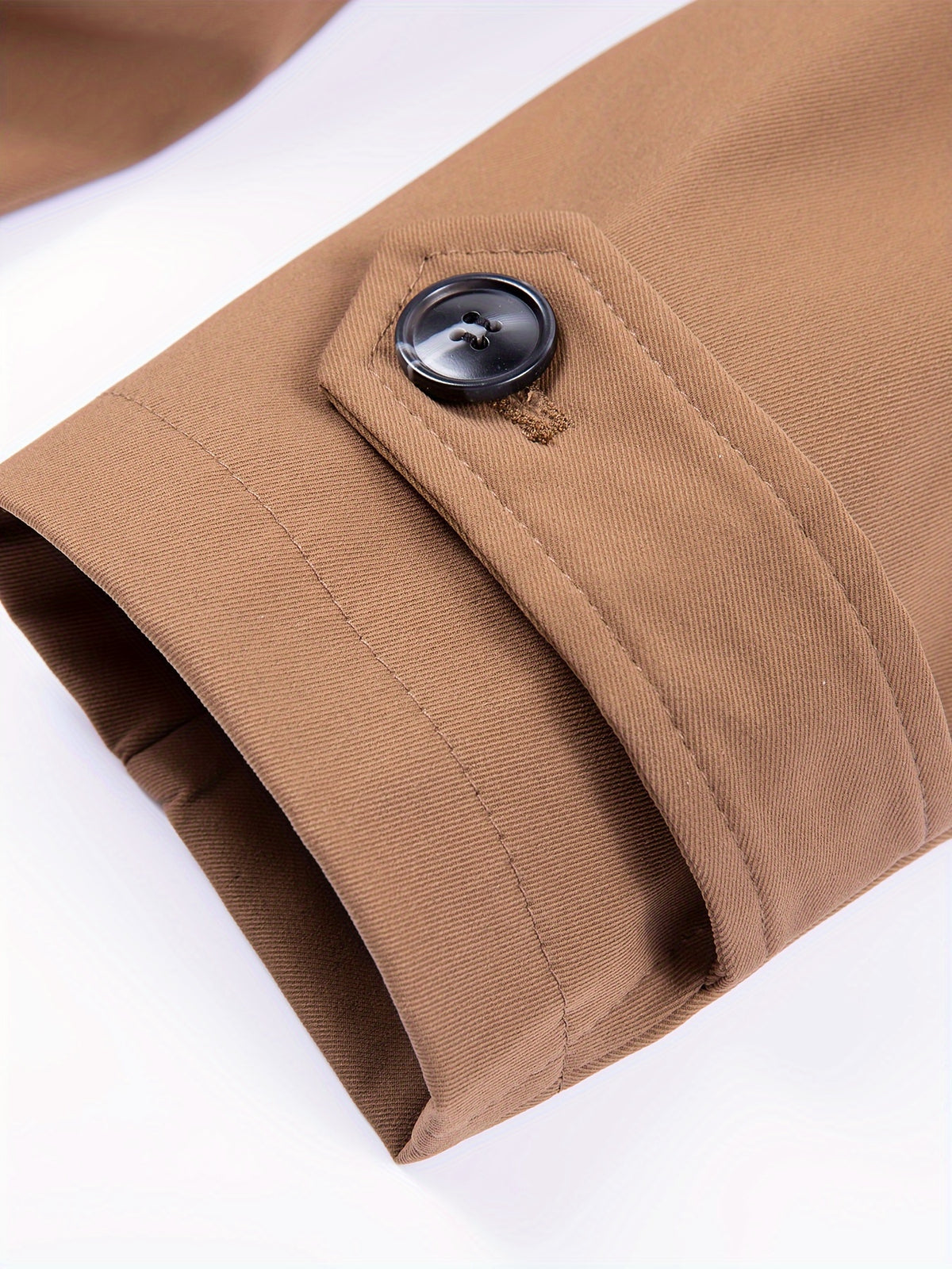 Trench mi-long pour homme, à revers