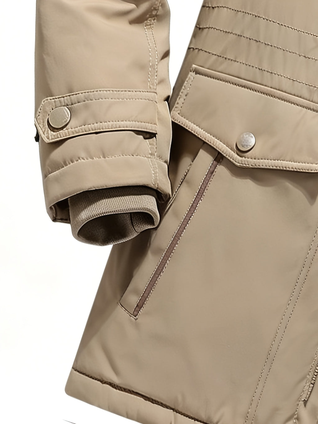 Parka matelassée pour homme, coupe-vent, à capuche