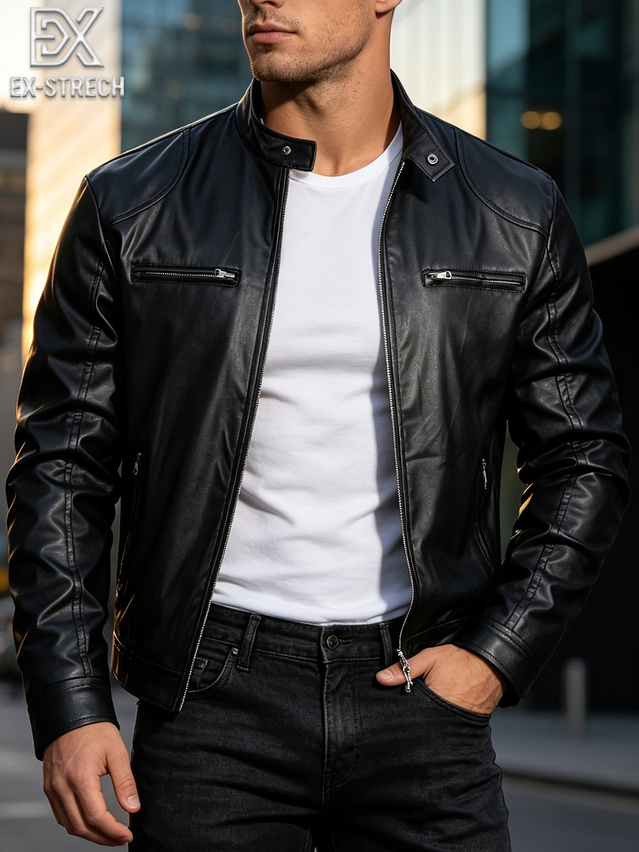 Veste, coupe-vent, à col montant, café, photo 19