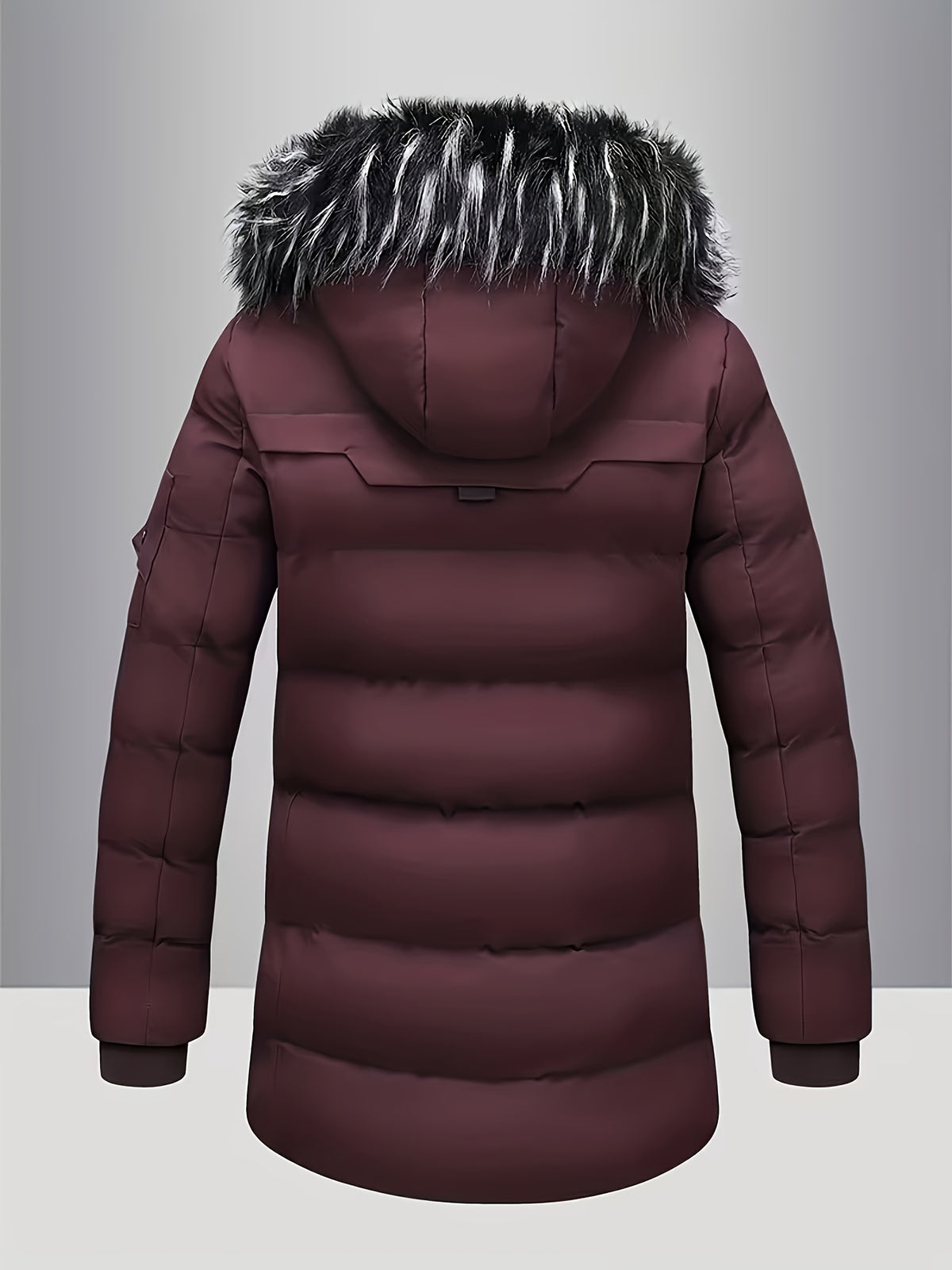 Veste pour homme, capuche amovible, modele 2