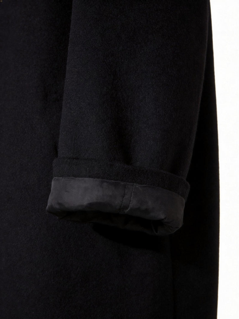 Manteau pour homme, à revers, gris