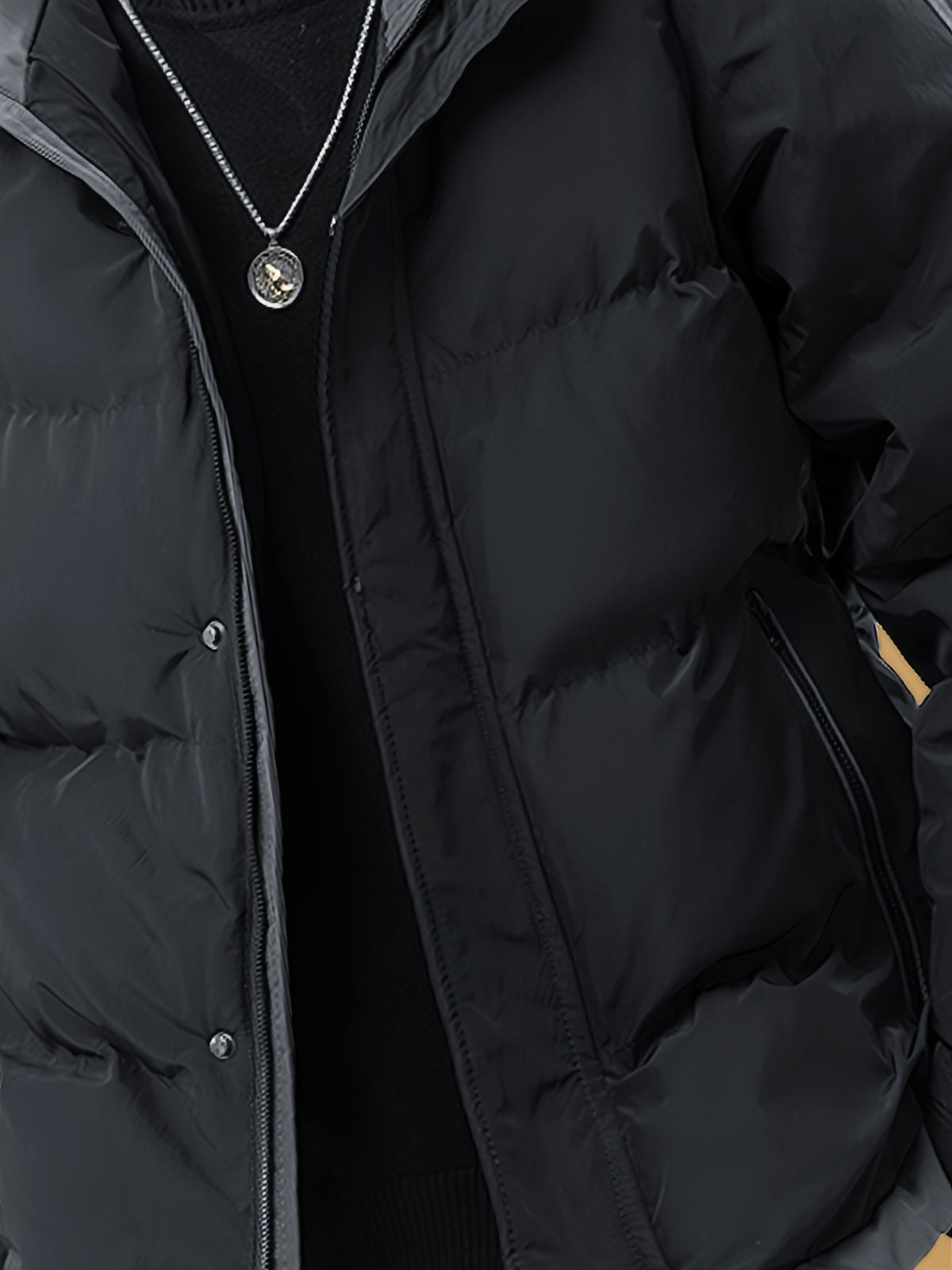 Manteau matelassé pour homme, à capuche, modele 7