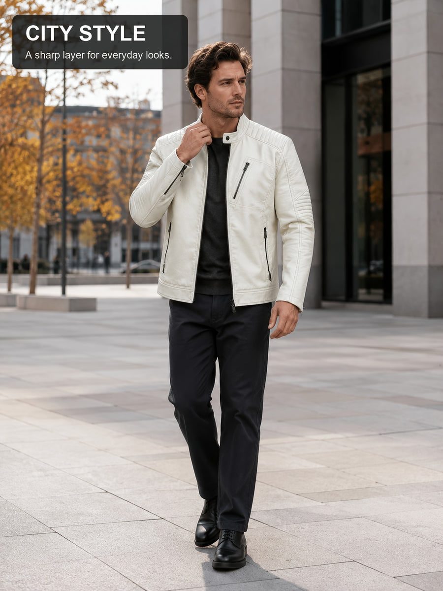 Veste Décontractée, une Pièce de Printemps/Hiver Élégante, avec un Design de Cardigan Zippé, un Col Montant et des Poches Zippées. Convient pour une Tenue Décontractée et les Soirées, Elle est Aussi Confortable pour le Cyclisme. Un Cadeau de No, photo 7