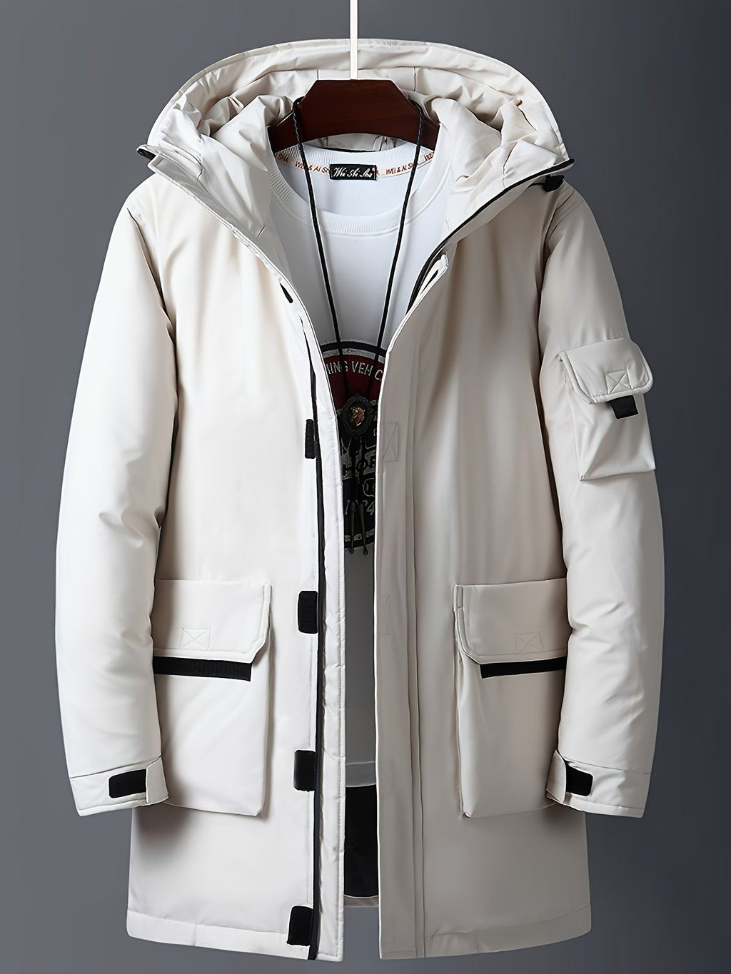 Veste pour homme, à capuche, modele 16