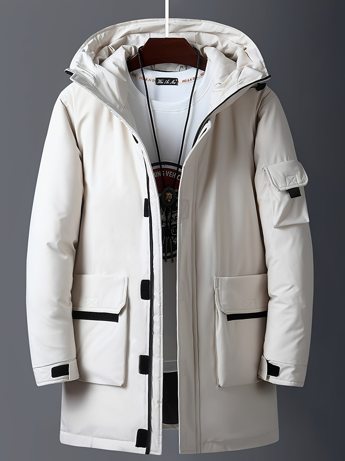 Veste pour homme, à capuche, modele 16