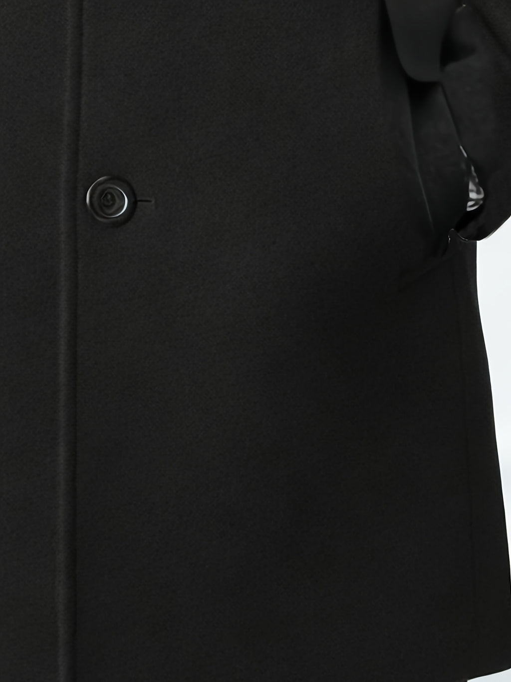 Manteau mi-long pour homme, à revers