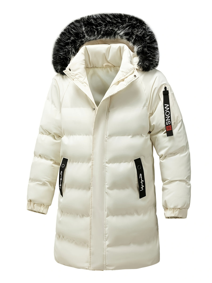 Manteau matelassé, capuche amovible, col montant, photo 15
