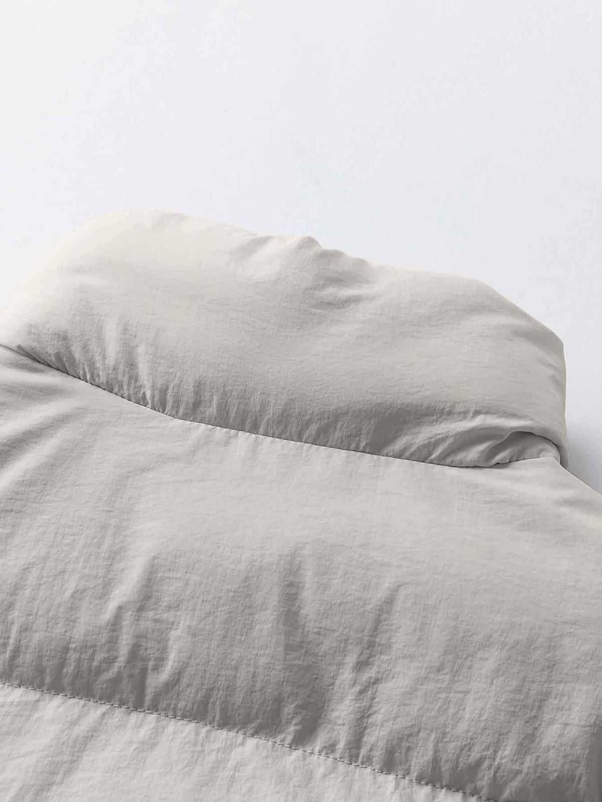 Veste matelassée pour homme, à col montant, blanc