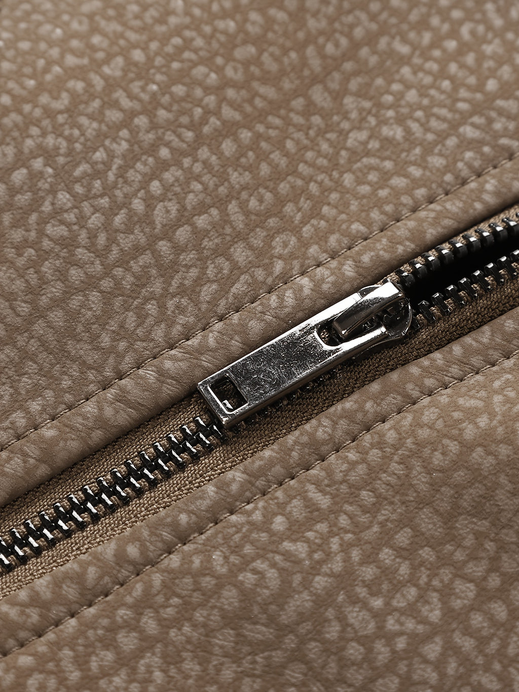Veste en cuir PU, coupe-vent, à revers, photo 24