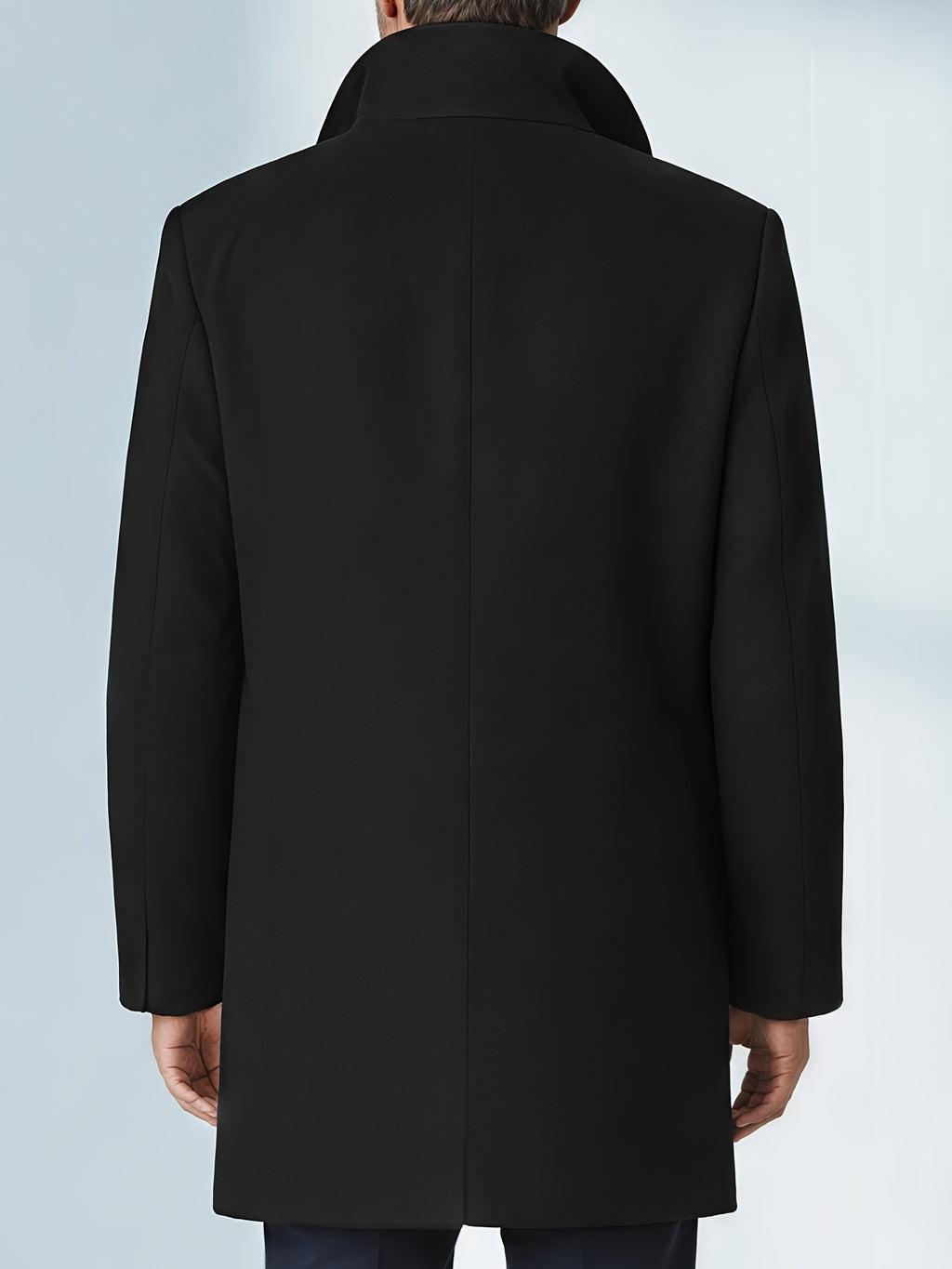 Manteau mi-long pour homme, à revers