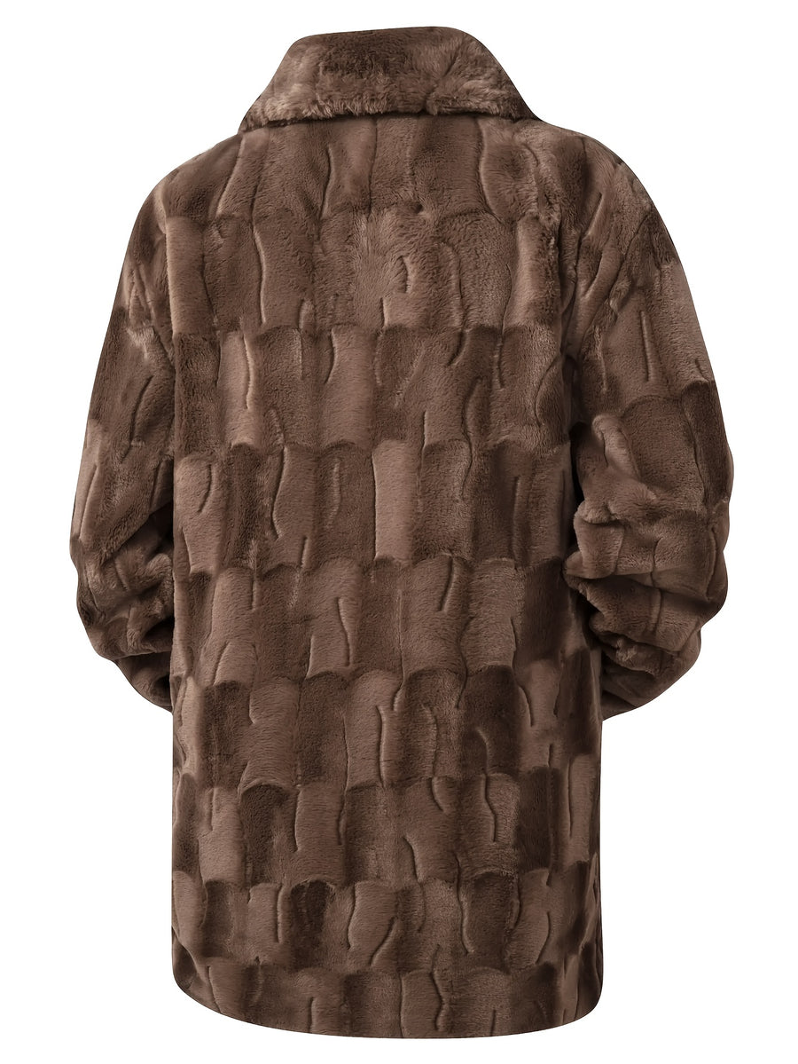 Veste long, polaire, à revers, photo 10