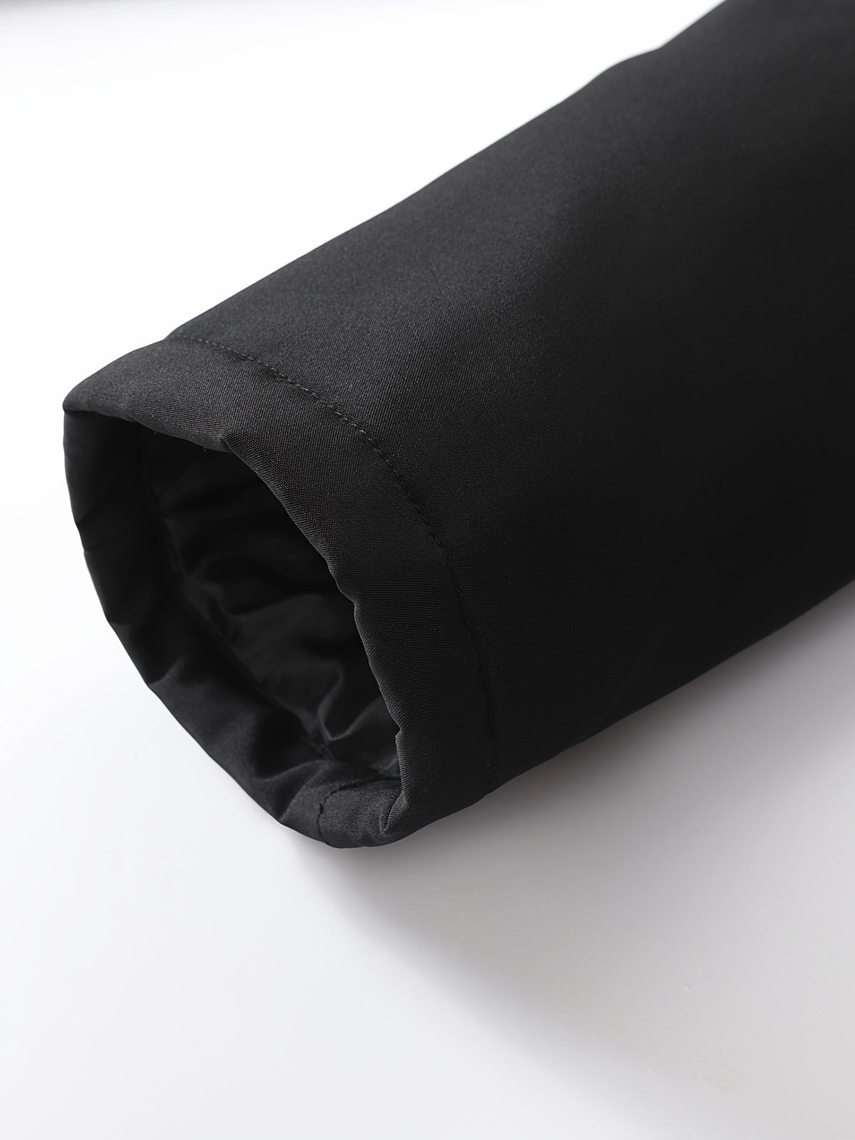 Veste matelassée pour homme, velours, à col montant