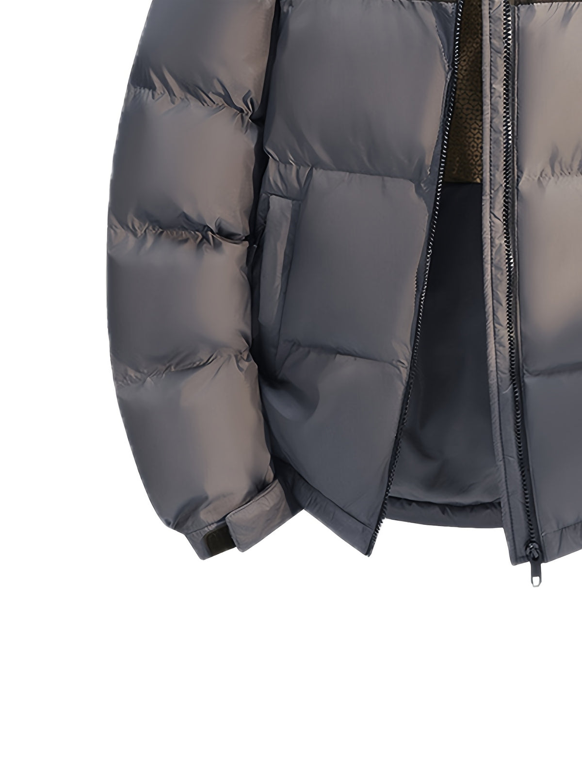 Veste matelassée pour homme, capuche amovible