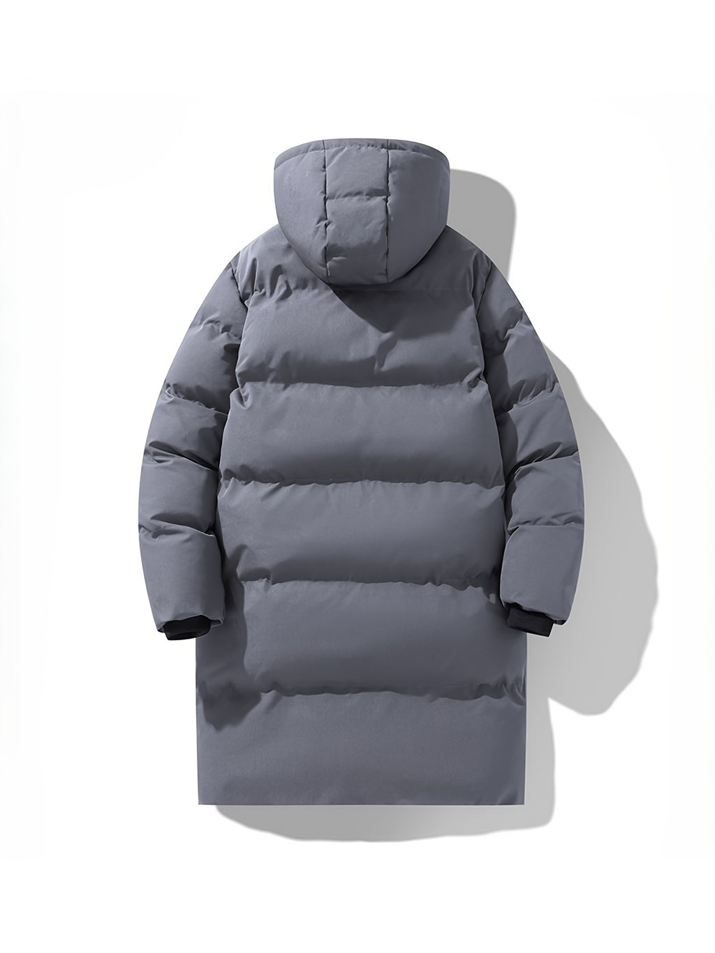Manteau matelassé pour homme, à capuche, blanc