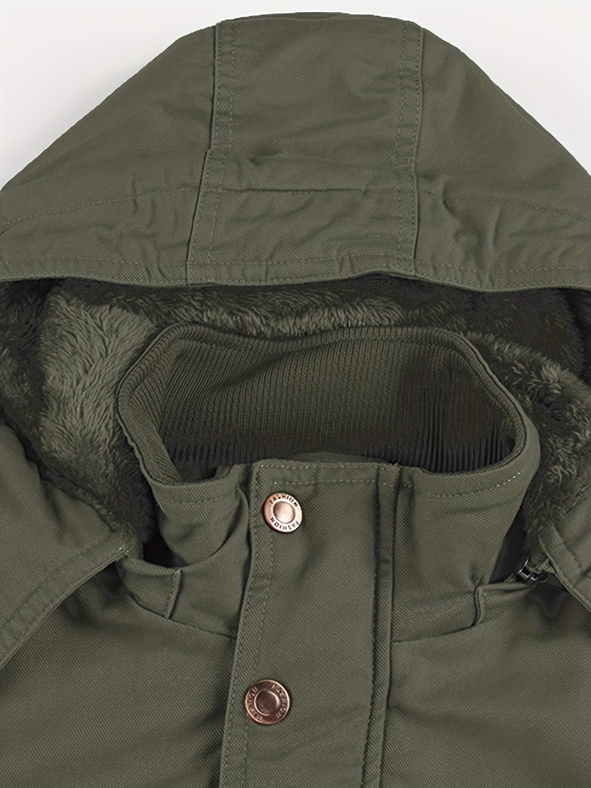 Veste mi-long pour homme, à capuche