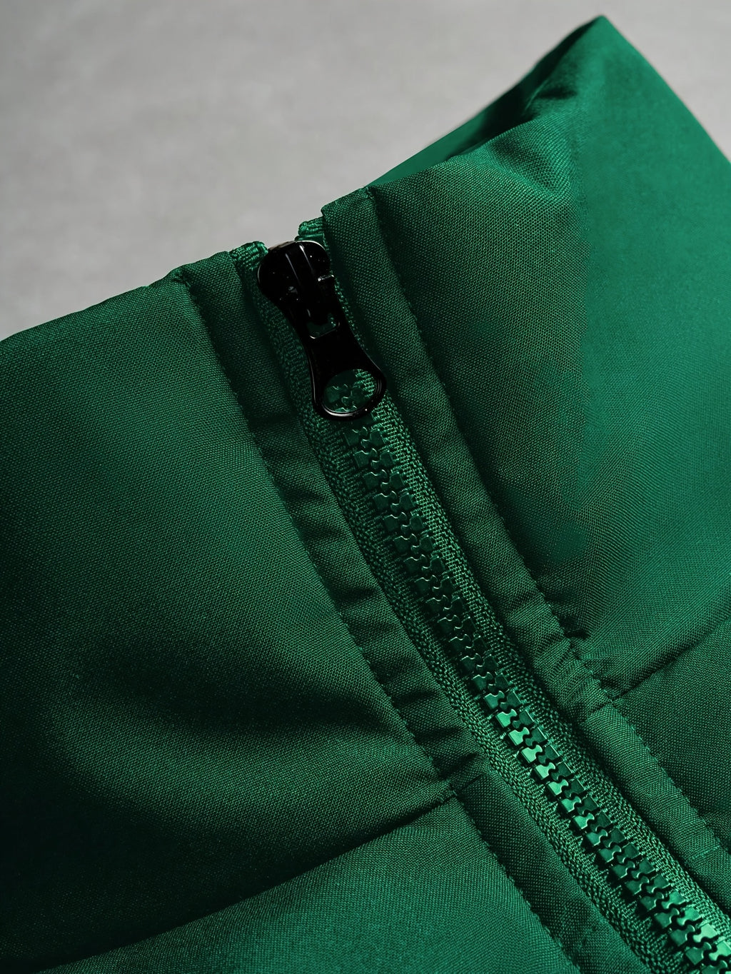 Veste pour homme, à col montant, vert
