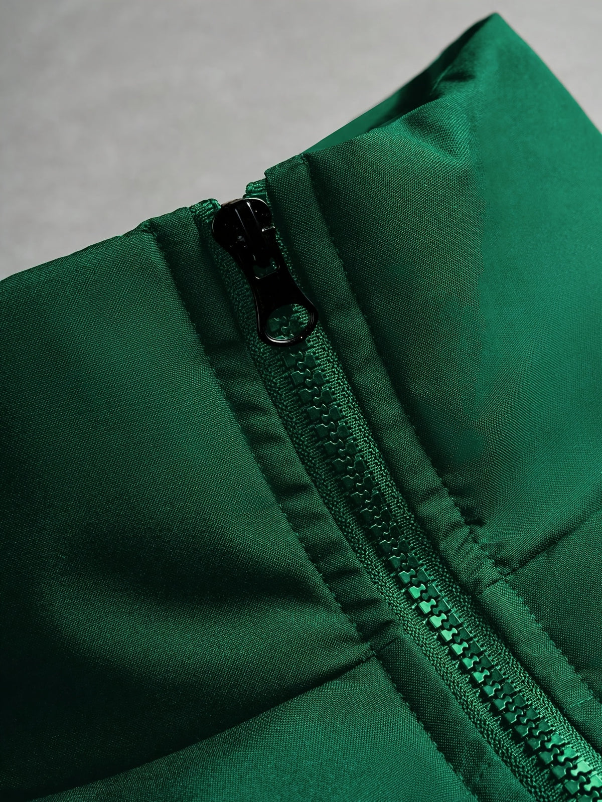 Veste pour homme, à col montant, vert