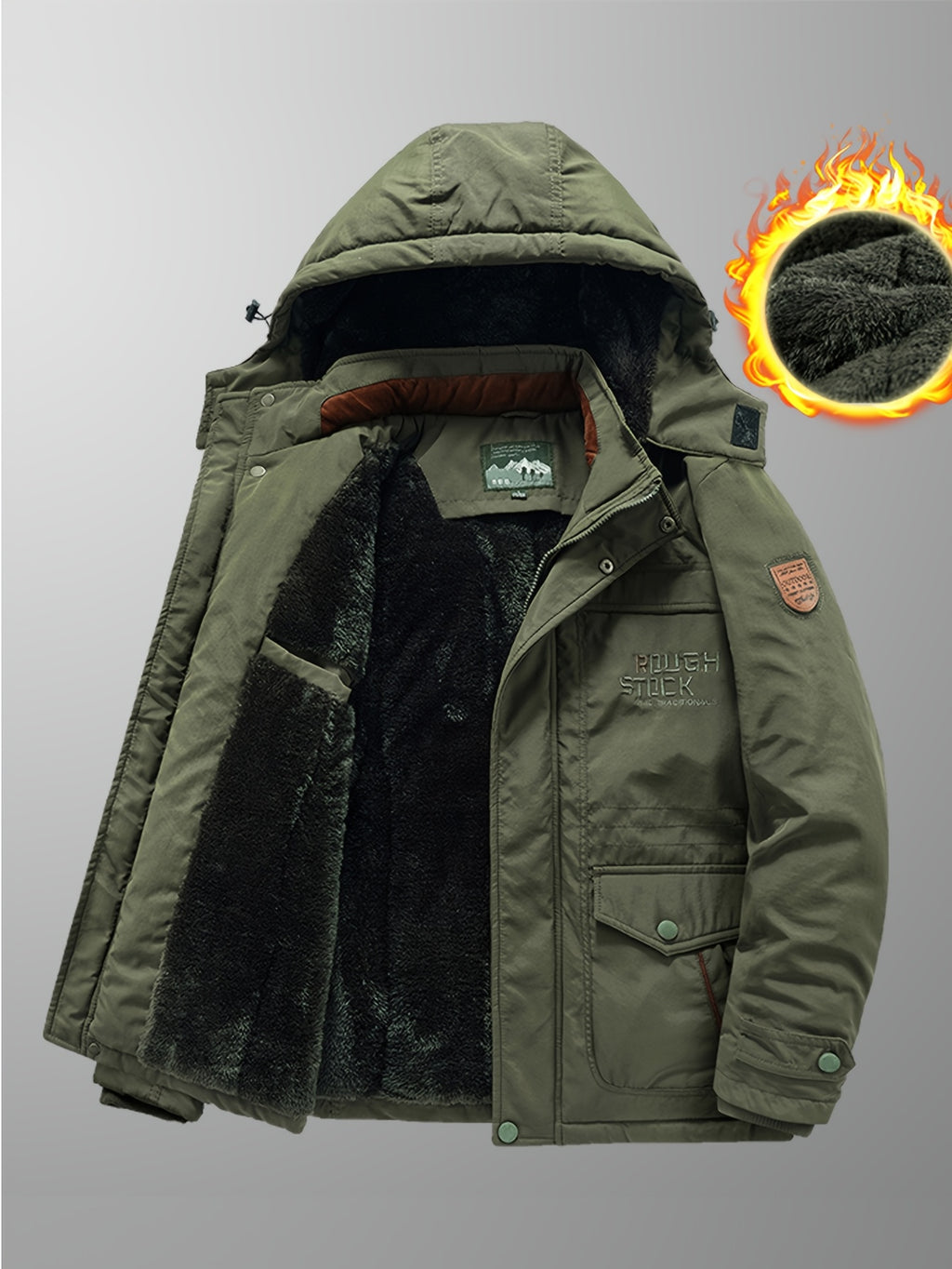 Veste pour homme, à capuche, modele 11