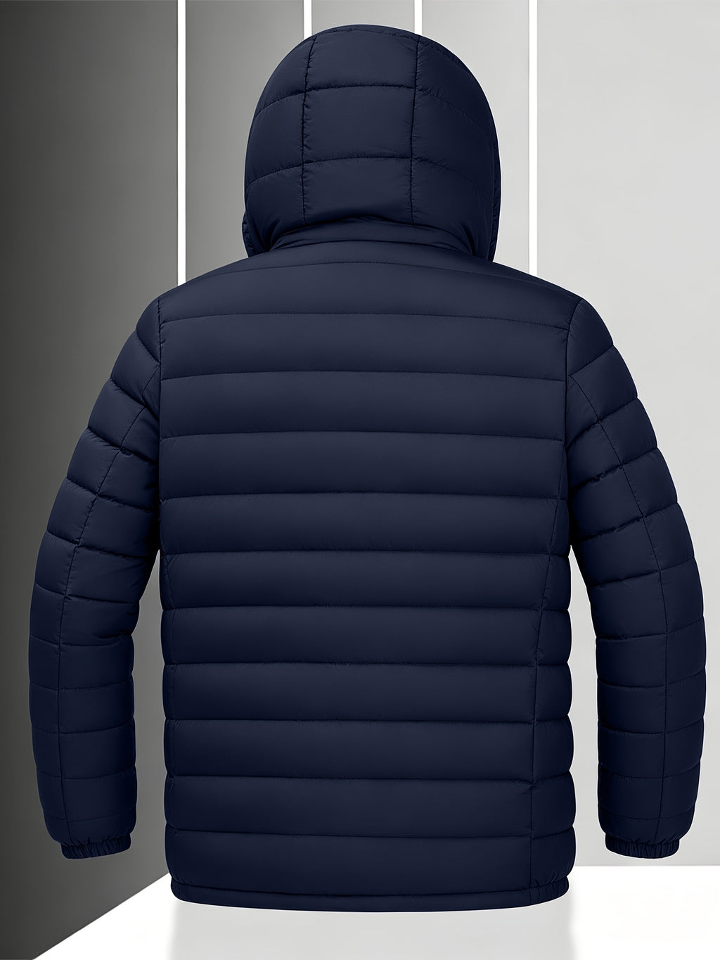 Veste matelassée pour homme, imperméable, à capuche