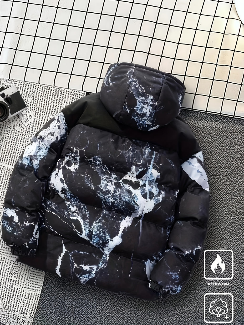 Veste pour homme, à capuche, modele 21