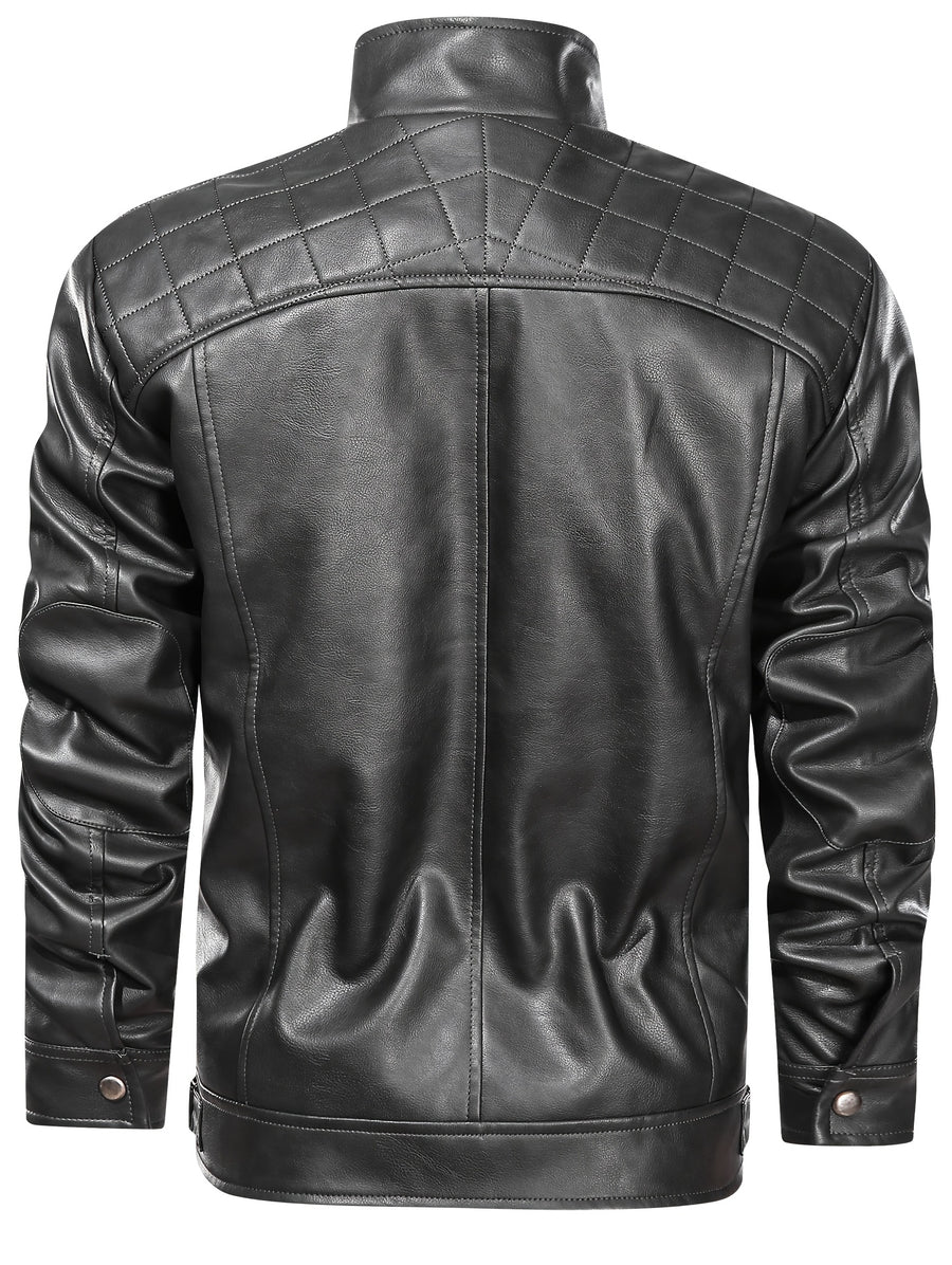 Veste en cuir PU de haute qualité, tailles américaines, parfaite pour un usage quotidien et en extérieur au printemps et en automne, photo 12