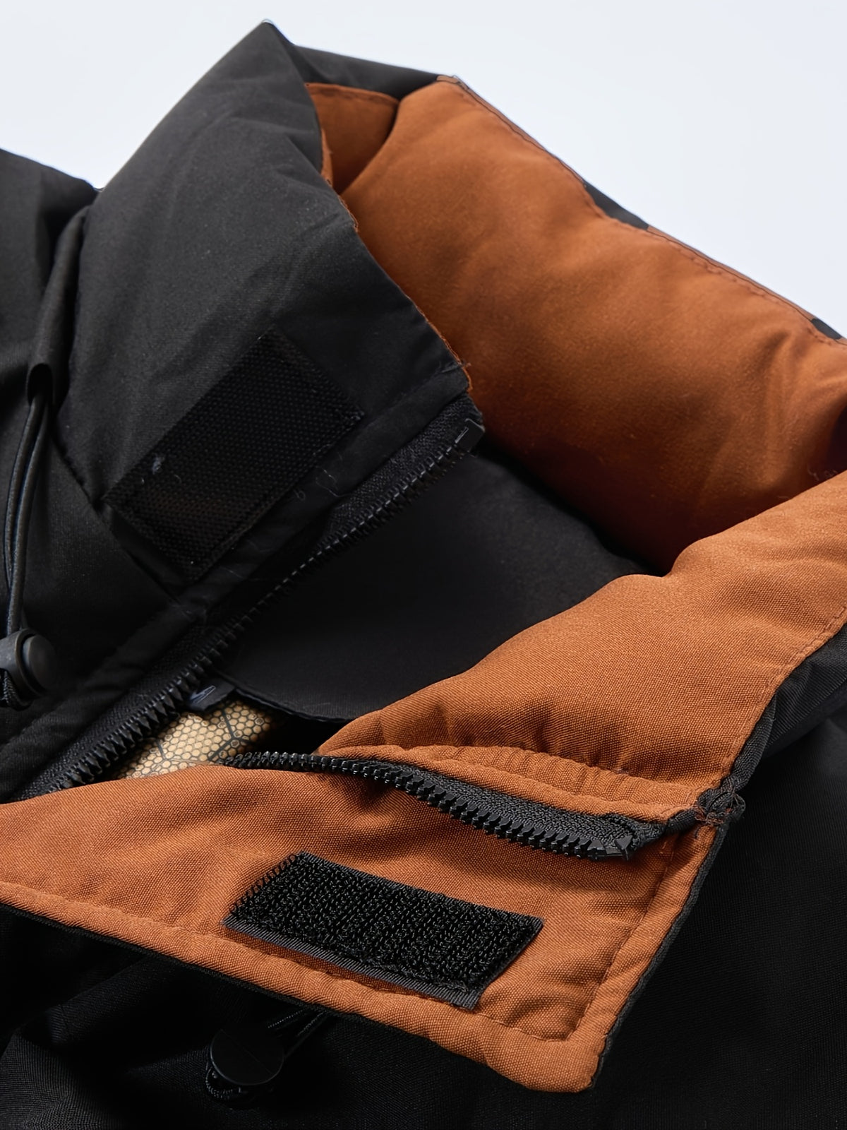 Manteau matelassé pour homme, coupe-vent, à col montant
