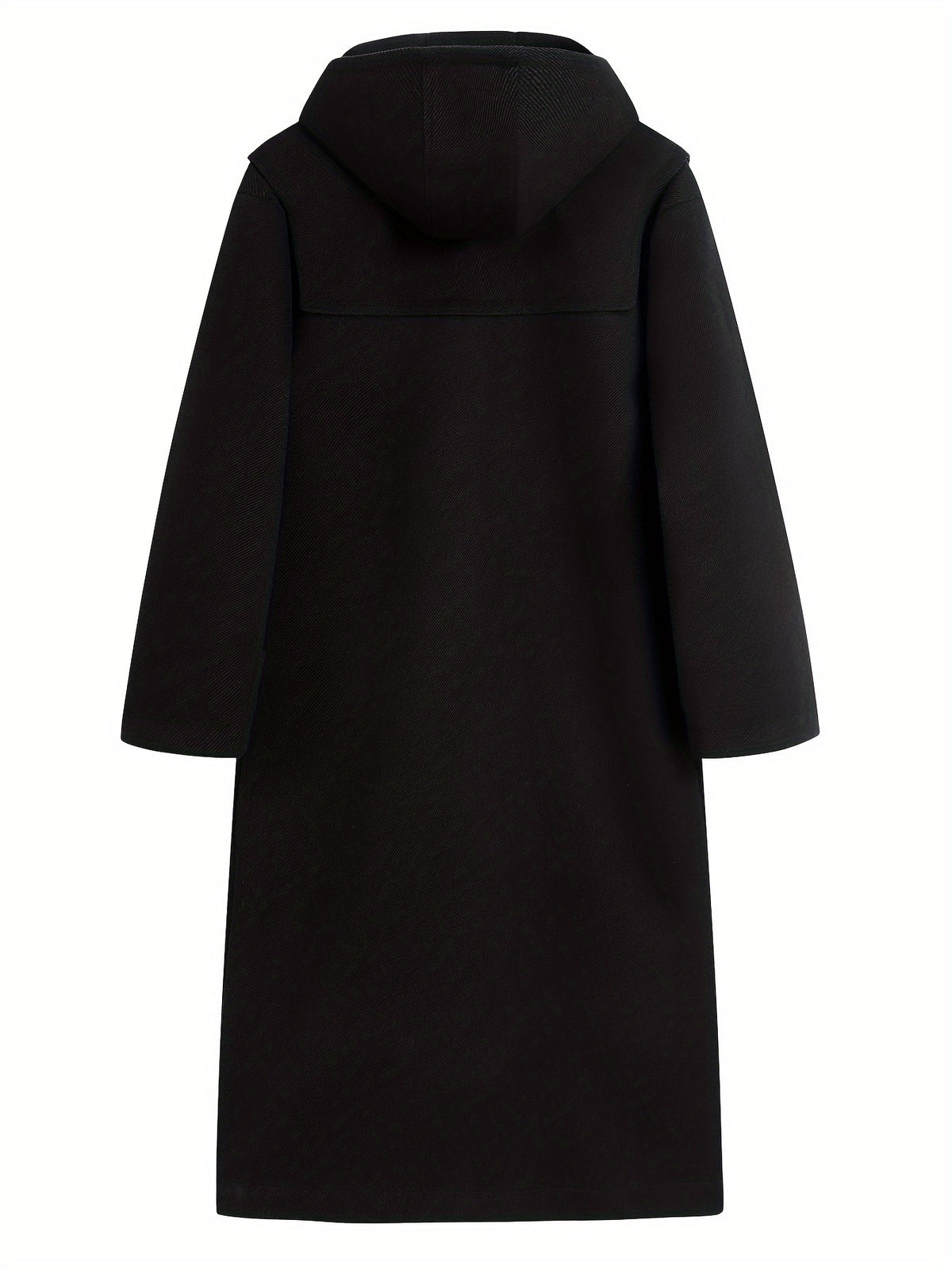 Trench long pour homme, à capuche, café