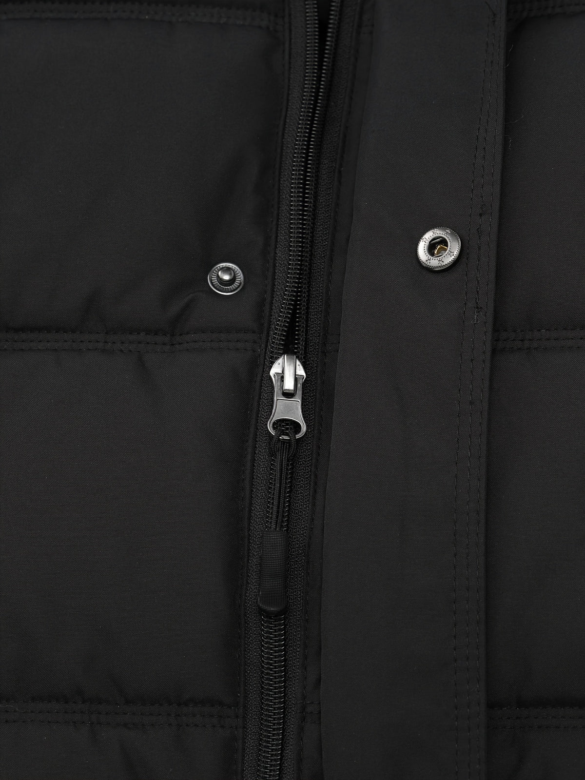 Veste matelassée pour homme, coupe-vent, à capuche, col montant