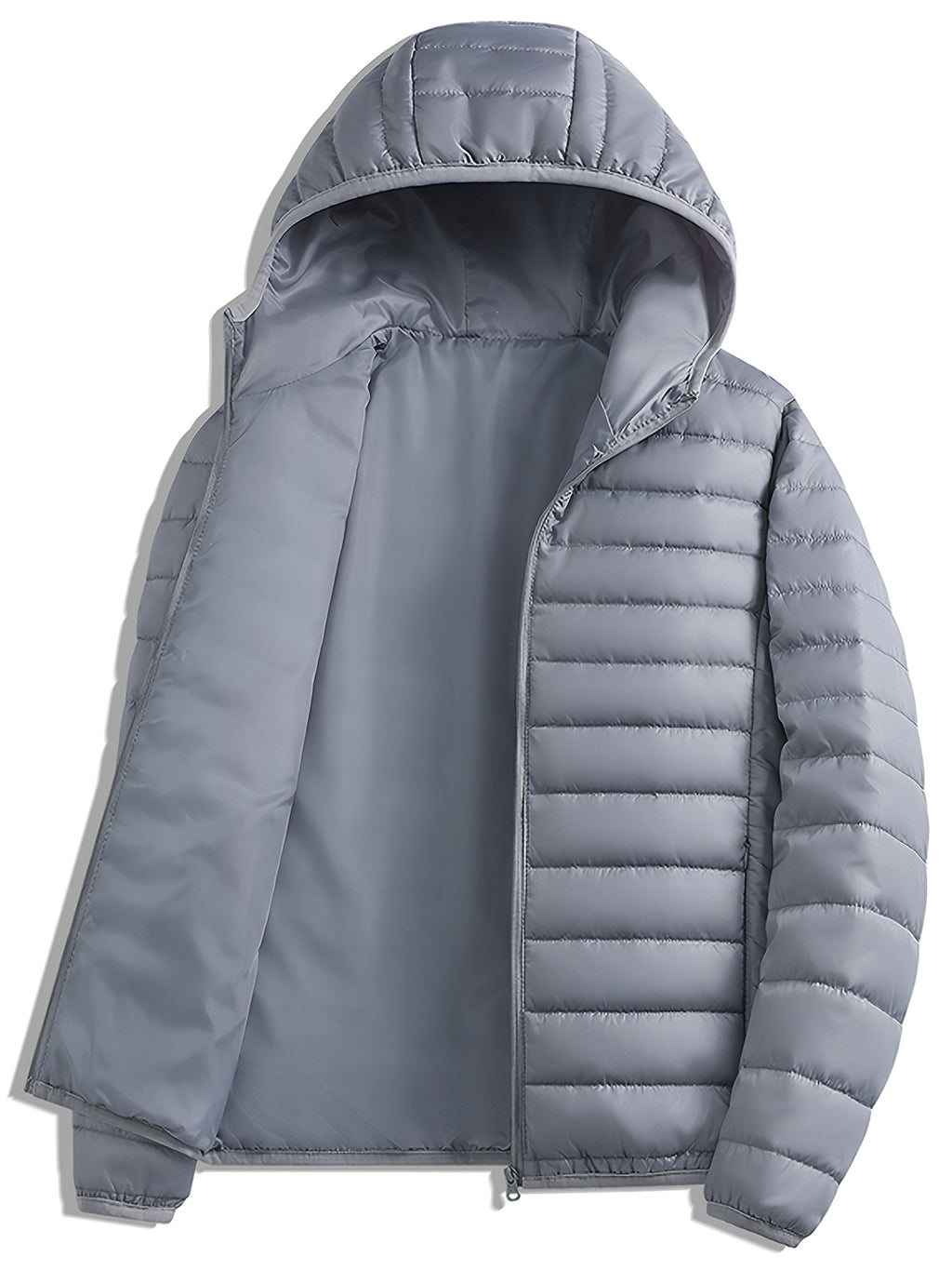 Veste pour homme, coupe-vent, à capuche, noir