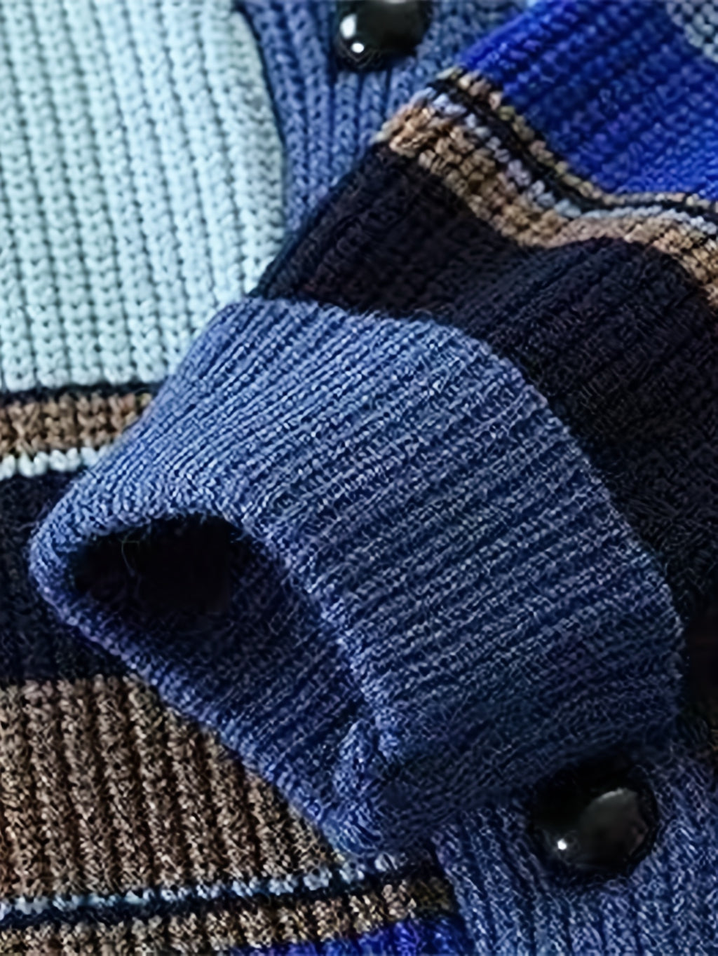 Manteau pour homme, à rayures, à col montant