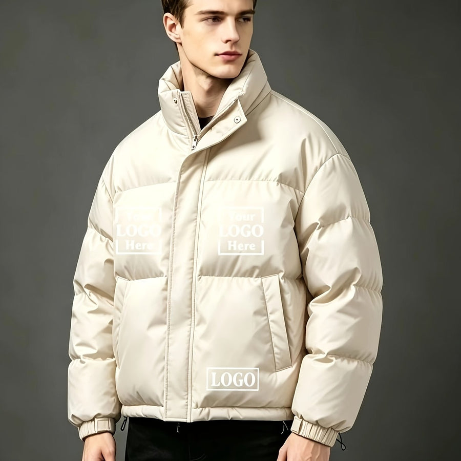 Veste, à col montant, bourgogne, coloris beige