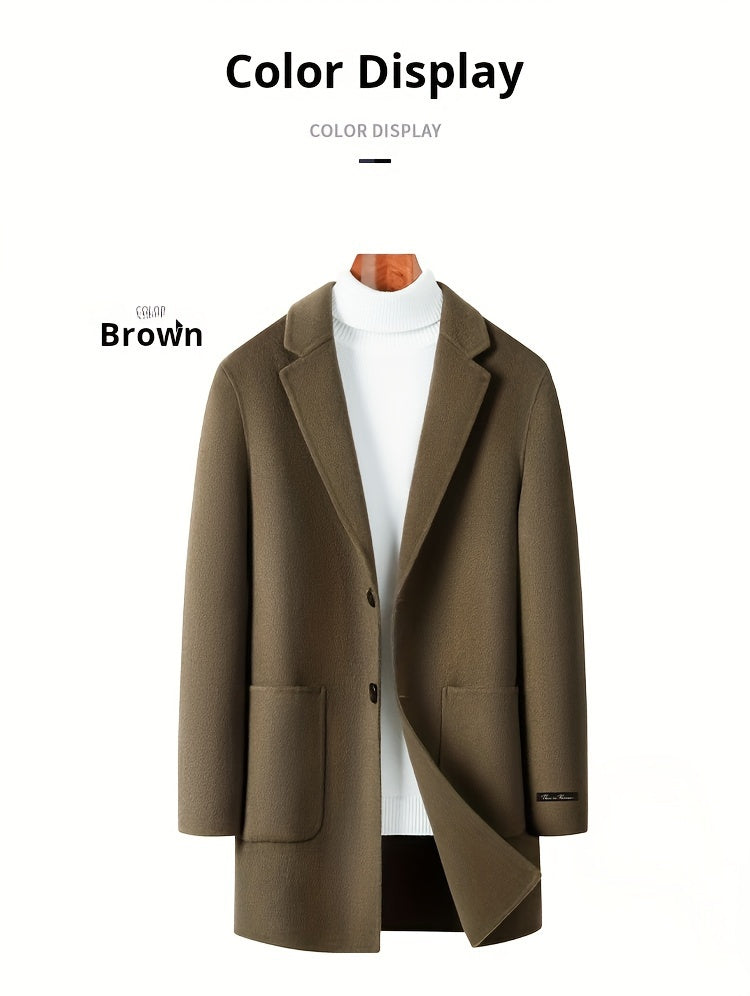 Manteau en laine, 94,1 % laine, à revers, photo 9