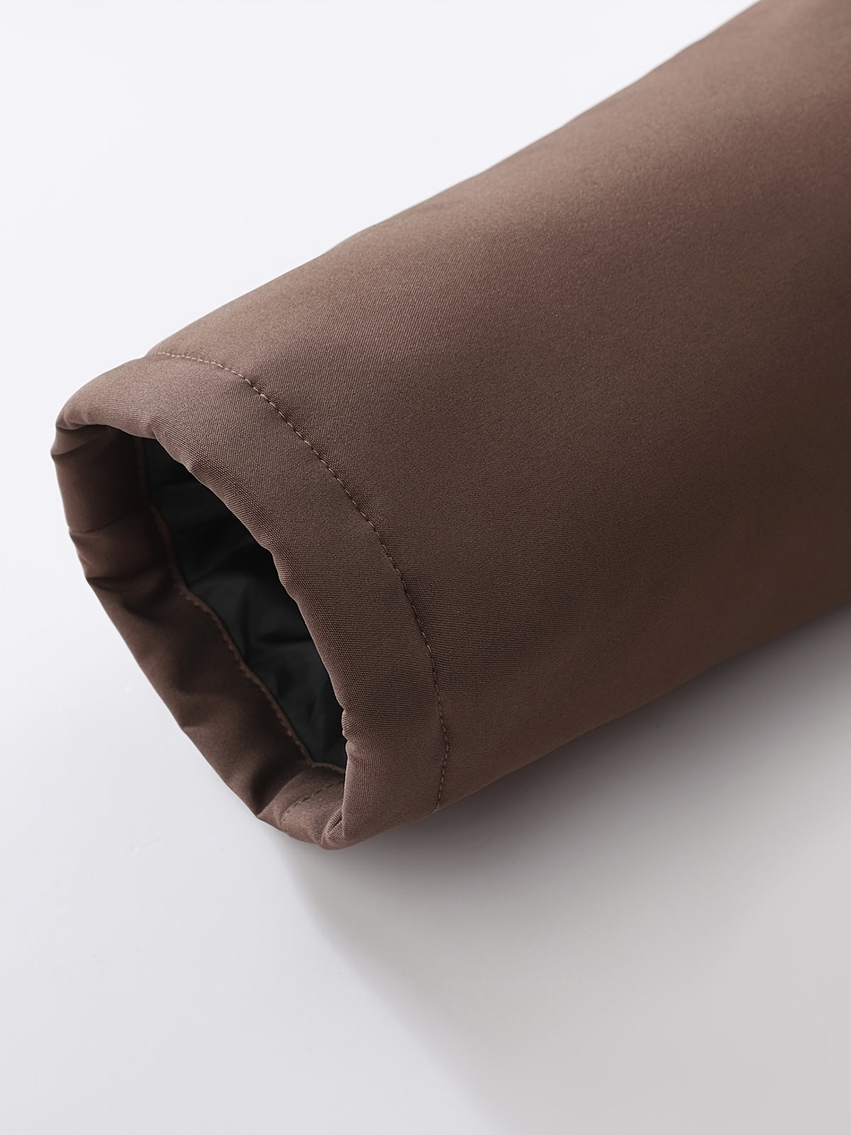 Veste matelassée pour homme, velours, à col montant